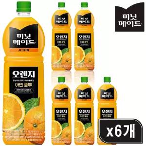 미닛메이드 시그니처 오렌지 1.5L x 6페트