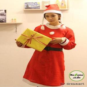 크리스마스 산타복(세트) 일반용 단체복 성인용 연말파티 산타의상