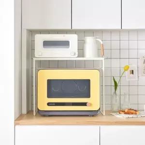 아이템톡 맘스토리 스틸 큐커 오븐렌지대 토스터 주방수납 랙 선반 국내생산