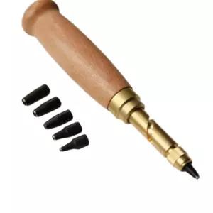 자동 가죽 펀칭기 가죽공예 아일렛 펀치 타공 구멍 뚫기 펀치홀 시계줄 가방끈 펀칭 스크류 타공기