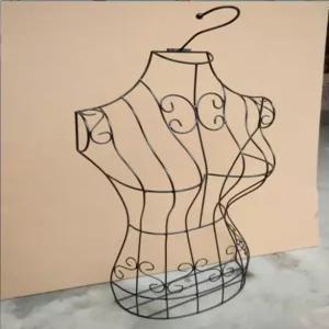 철제 상반신 마네킹 랙 모델 옷가게 의류매장 쇼핑몰 소품 행거