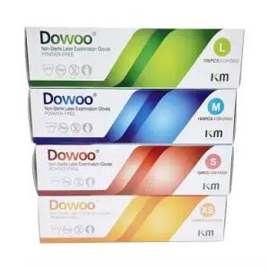 KM 도우 덴탈글러브 진료용 의료용 라텍스 XS S M L 100PCS