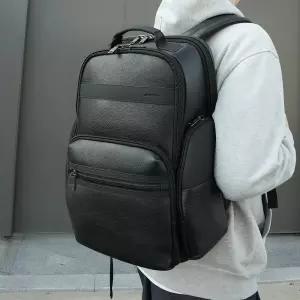[맨백 노블] 레더 소가죽 백팩 대용량 16인치 17인치 노트북 가방 BPI661A