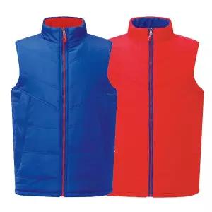 [유투][루페코리아] 양면 패딩 조끼 아동 성인 경량 패딩조끼 WP53 블루레드