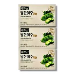 [건강식품] 제주산 당찬여주 분말 30g x 2통 3박스
