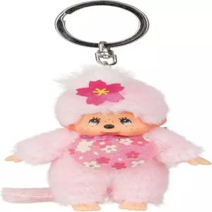세키구치 몬치치 벚꽃 키링 열쇠고리 4인치 장미
