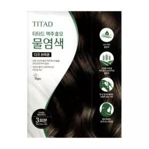 티타드 염색약 맥주효모 물염색 새치 타티드 다크 브라운 MJ