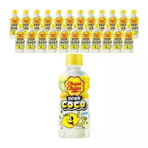 [소비기한 임박] 츄파춥스 사우어코코 레몬 240ml, 24개