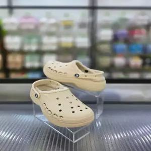 [크록스]여성 키높이 바야 플랫폼 라인드 클로그 208708-11S/애플아울렛