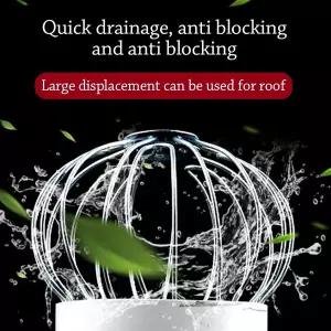 그레이팅덮개 스테인리스 스틸 방지 막힘 보호망 거터 가드 스트레이너 발코니 배수구 덮개 빗물 파이프 캡