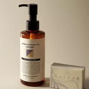 [소소코]블랙헤드제거 피지제거 모공관리 아로마 딥 클렌징오일+아로마 수제비누 중성 모든피부용 세트