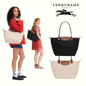 롱샴 르 플리아쥬 라지 오리지널 라지 숄더백 L1899089 (스트랩+키고리+스카프 포함)