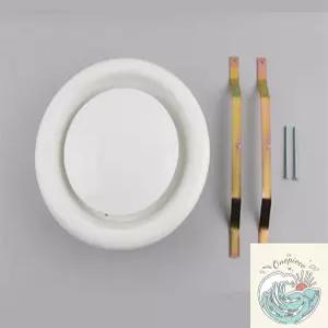 밀짚모자 상단 덕트형 에어컨 송풍구 행거타입 디퓨져 공조커버링 송풍구캡