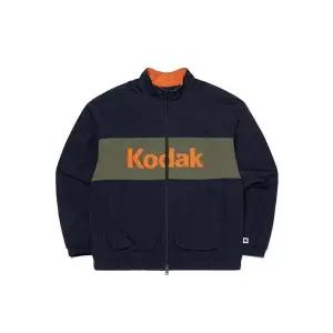 코닥어패럴 컬러블럭 마이크로플리스 안감형 자켓 NAVY 1623071