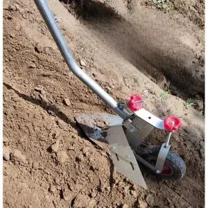 수동 밭갈이 밭고랑 쟁기 괭이 관리기 농기구 소형 만들기