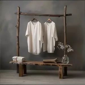 우드 옷걸이 옷가게 원목 레트로 모자걸이 인테리어 행거