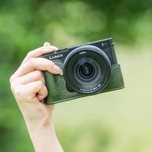 파나소닉 호환 S9용 PU 카메라 핸들 보호대; LUMIX 가방; 보호 쉘; 휴대용 어깨끈 액세서리.