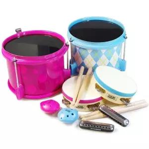 드럼 하모니카 탬버린 오카리나 악기 세트 장난감