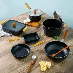 24cm 국산 전골냄비 인덕션 5중코팅 북유럽 스타일 (WFK6EHX)