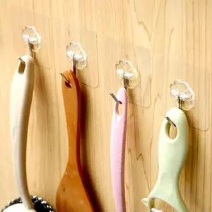 무타공 투명 매직후크 1구 10개 욕실 후크 사무실 접 문옷걸이 다용도걸이