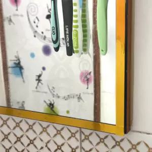 15mm 띠몰딩 벽지 골드 거울 테이프