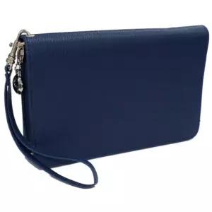 (블루) 뱅크북 파우치/보관함/통장/지갑/가방/스티커/포켓/티켓/승차권/엽서/지폐/정리/영수증/여권/케이스