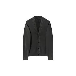 [커스텀멜로우](강남점) 그레이 가먼트 다잉 브이넥 가디건 CWWAS25114GYX