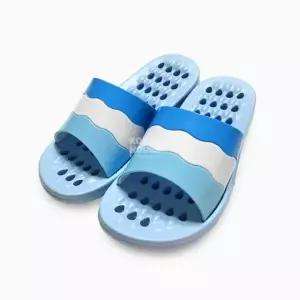 ( )세라 욕실화 물빠짐 욕실 화장실 슬리퍼 물결 블루 가벼운 예쁜 튼튼한