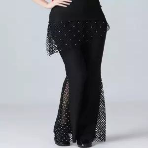 줌바댄스 치마 바지 쉬폰 밴딩 라인댄스복 연습복