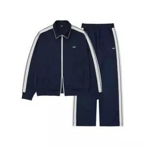 국내매장판 널디 미니멀 자카드 테잎 트랙 세트 네이비