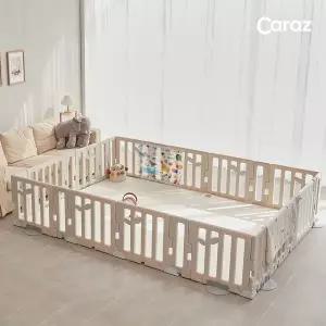 [카라즈]리프 베이비룸 + 항균 시그니처 140 폴더매트 1+1 세트 안전 문 가드 실내 놀이방 아기매트