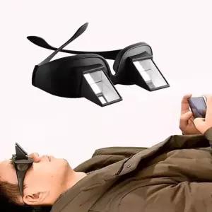 편리한 굴절 안경 누운상태 독서 TV시청 글라스 편한자세 시야 굴절 글라스