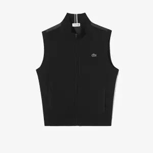 라코스테 남성 스웨터 베스트 골프 하이브리드 풀집업 블랙 FB836354