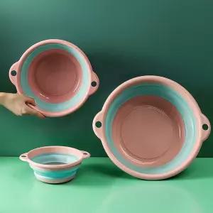 접이식 대야 세숫대야 대형 휴대용 접이식 욕실 주방 세수 세숫대야 대야