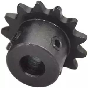 25 체인 드라이브 스프로킷 휠 12 톱니 04C12T 나사 세트가 있는 25H 롤러 체인용 8mm 보어 1/4인치