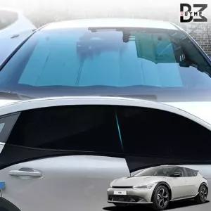 EV6 차박 캠핑 모기장 햇빛가리개세트 차량 량용 썬바이저 카커텐 용커 자동커 풀세트 커튼 차커 가리개