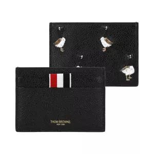 [톰브라운] 톰브라운 지갑 UAW071A 00198 001 페블 그레인 구스 자수 삼선탭 카드지갑 당일발송