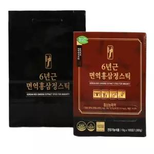 [로지프로] 어르신 면연증진 국산 6년근 면역홍삼정스틱 100포 식약처인증 명절선물세트 건강식품