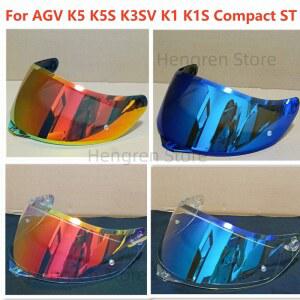 AGV K5 K5S K5-S K3SV K1 K1S 컴팩트 ST 오토바이 헬멧 바이저 렌즈 실드 안경 풀 페이스 핀 Accesorios Para Moto Casque