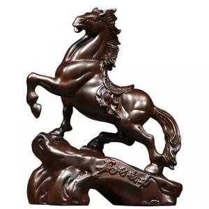 개업 선물 행운 풍수 적토마 말 조각상 인형 장식