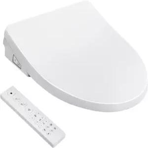 전자식 가열식 비데 변기 시트 무선 리모컨 스마트 길쭉한 시트(소프트 클로즈 뚜껑 포함) 에어 드라이어