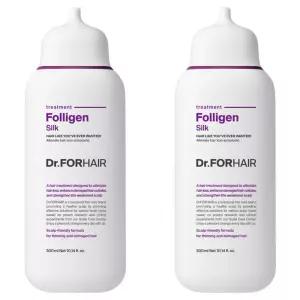 닥터포헤어 폴리젠 모발복구 집중케어 실크 단백질 손상모 트리트먼트 300ml 2개