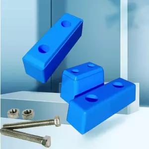 대형 화물차 가드 후방 충격 방지 고무 패드 완충 매트 트럭 테일게이트 버퍼