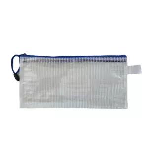 지퍼 납작 지폐보관 방수파우치 PVC파우치 B6 투명