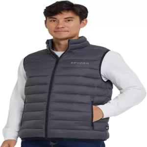 남성용 스파이더 패딩 조끼 - 포켓이 있는 경량 퀼팅 아웃도어 재킷