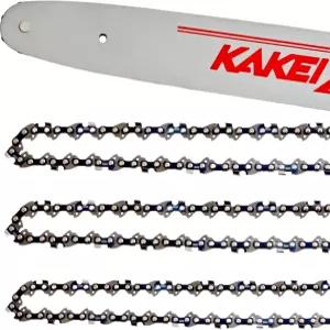 KAKEI 20인치 전기톱 바 체인 콤보 3인치/8인치 피치 0.050인치 게이지 72개의 드라이브 링크(3개의