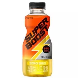 빙그레 슈퍼부스트 파워충전 500ml 24개 에너지드링크 스포츠음료 등산용 사무실음료수 수분보충