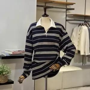 [대구백화점][반에이크]카라 줄무늬 오버핏 티셔츠(VB5YTSM310Z)