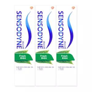 센소다인 후레쉬 민감성 치약 100g 3개
