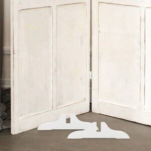 3개입 나무 접이식 패널 베이스 프라이버시 스탠드 호텔 사무실 디바이더 스크린 가정 파티션용 지지대